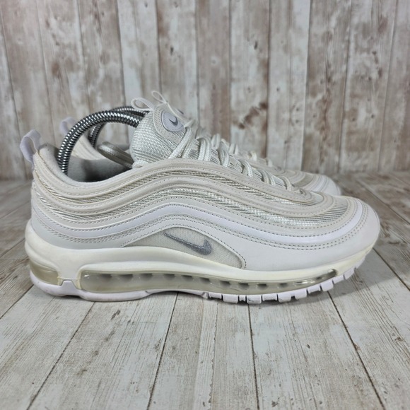 97 White Air Max 97 Used Nike Air Max 97' Triple White Metallic Silver
